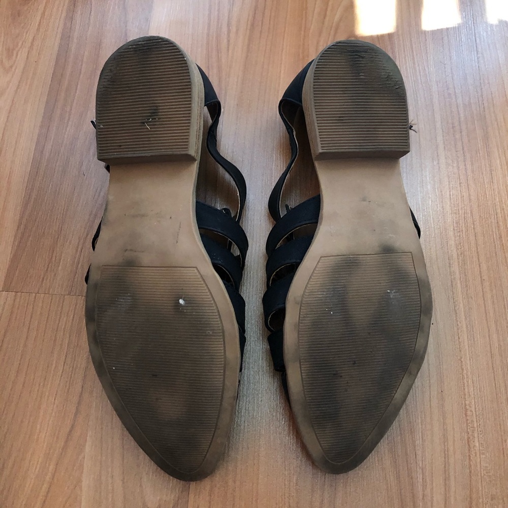 Edgy Strappy Sandals - Picture 3 of 3